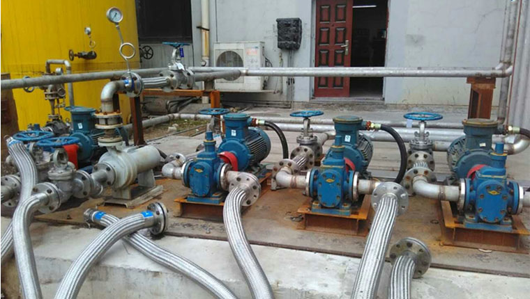 天津遠東YCB齒輪泵用戶現(xiàn)場