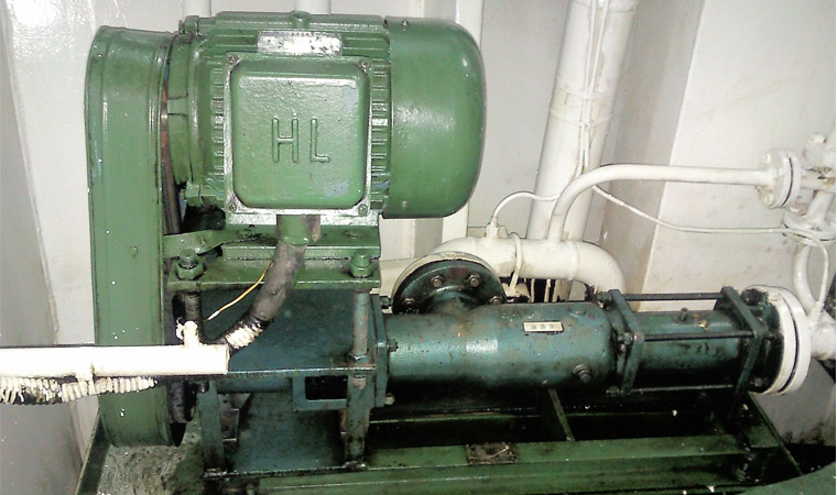 GCN船用單螺桿泵用戶(hù)現(xiàn)場(chǎng)展示